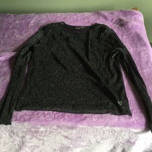 Sheer and sparkly party top